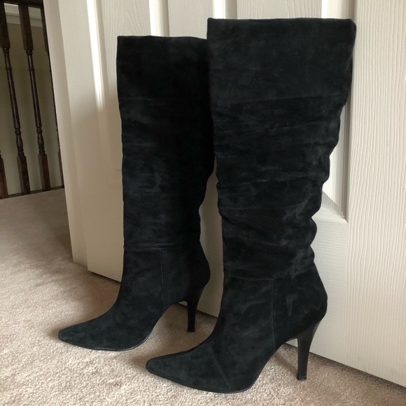 Spring Shoes - High heel black boots - size 39